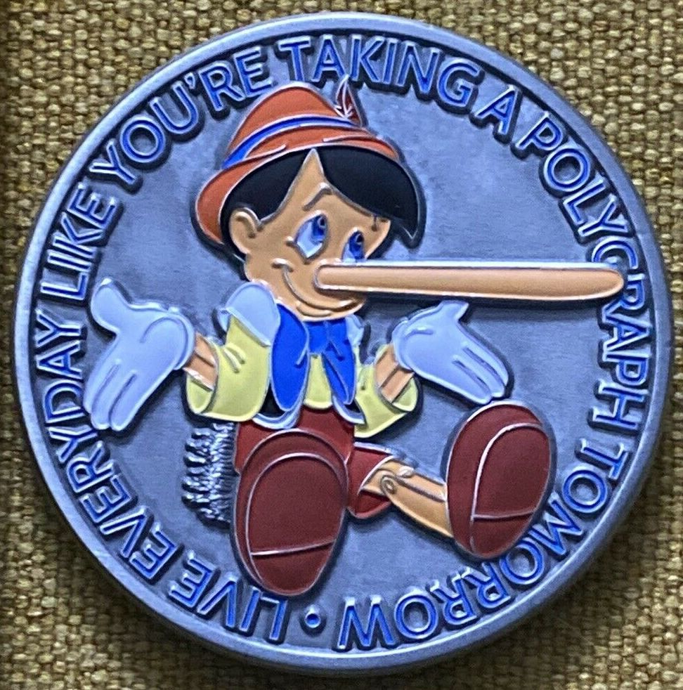 FBI Polygraph Northeastern Region Challenge Coin "The